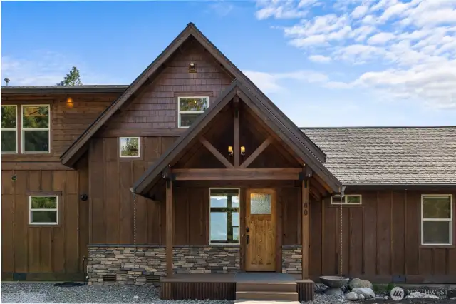 Covered front entry