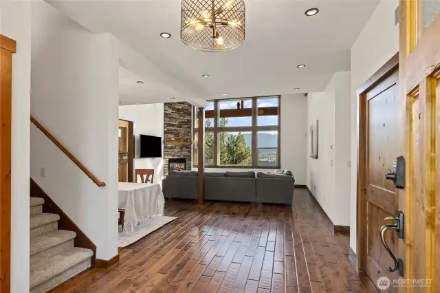 Spacious entry with views the second you walk in the door!