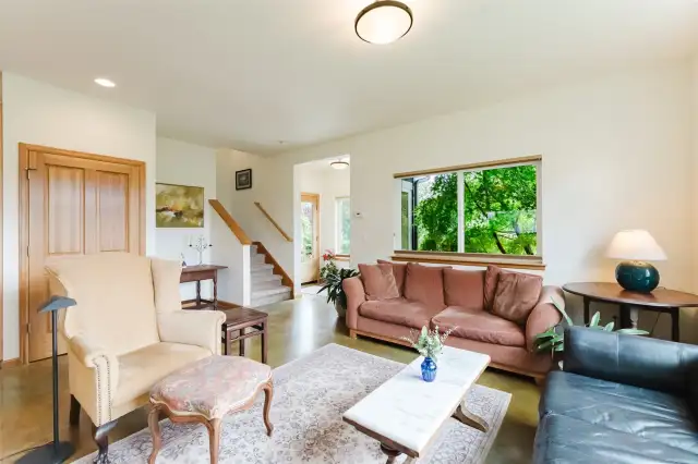 Living room from kitchen