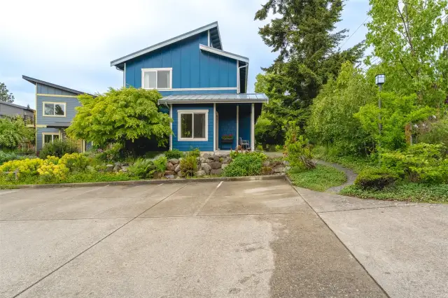 Front of house from parking