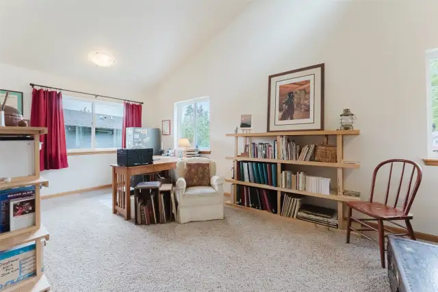 2nd bedroom being used as office and craft room
