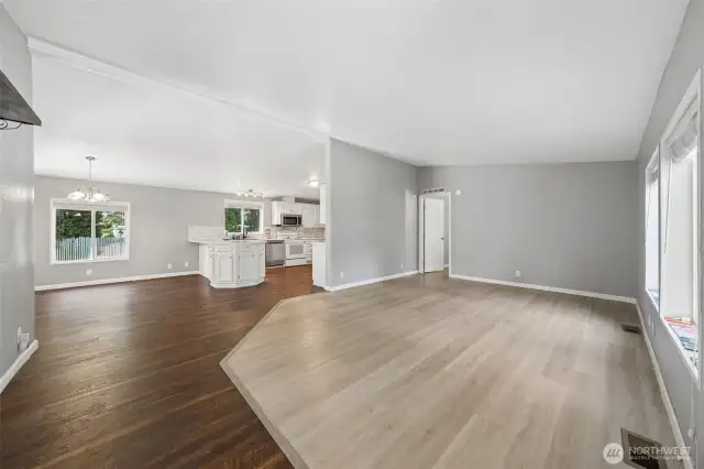 Enter to this outstanding open living area.