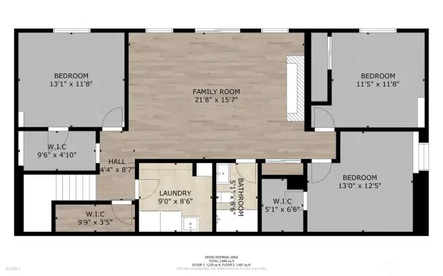 Lower Level Floorplan