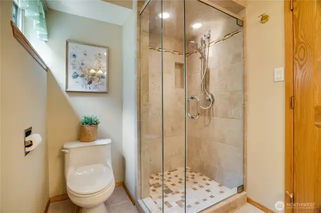 Downstairs lower 3/4 bath.