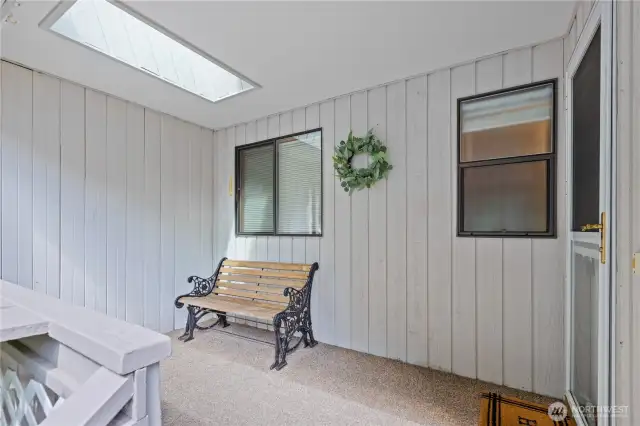 Covered front porch