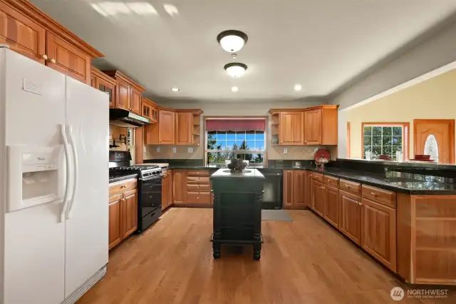 Extra storage space and custom cabinets