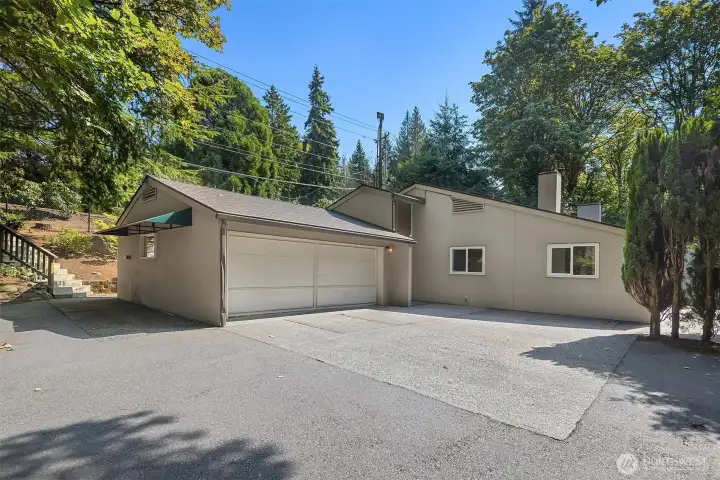 Ample driveway parking & 2-car attached garage