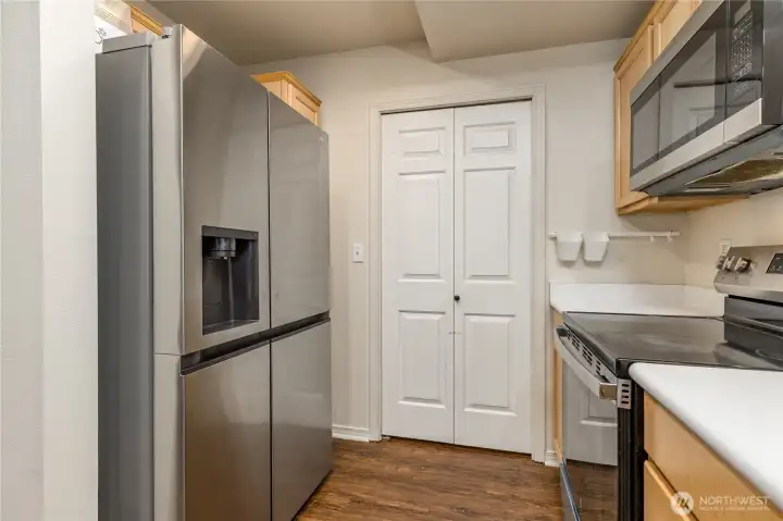 Generous pantry