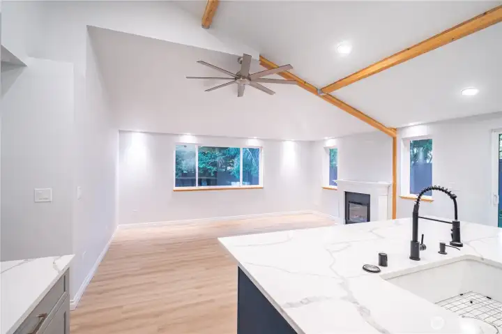 Great room with Fireplace