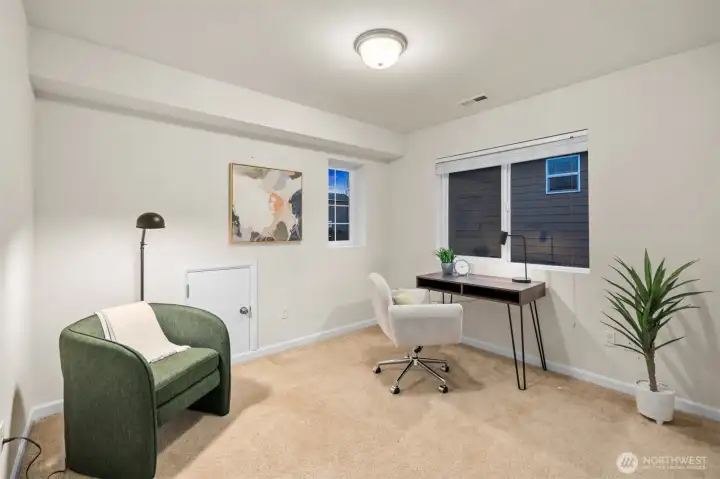 Upstairs bedroom can also be an office. HOA dues are $250 paid twice per year.