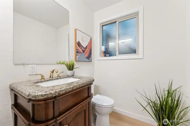 Half bath - Downstairs