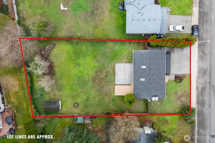 Large 11,761 Sq ft. lot