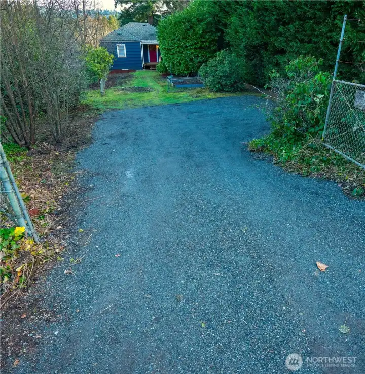 Lots of place to park or build a carport, garage or potentially a MIL