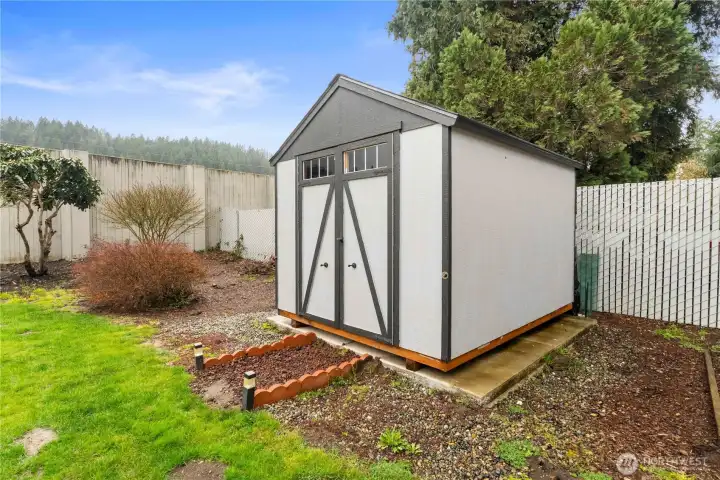Beautiful Shed on Reinforced Concrete Slab