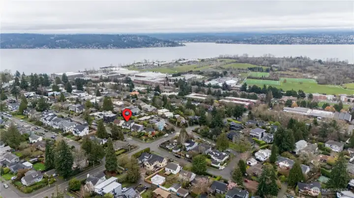 Walk to parks, beaches, and golf.