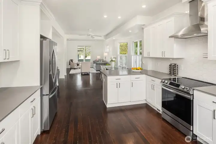 New energy-efficient systems include; New heat pumps (2024), solar panels (2023), and two rainwater cisterns (2022).