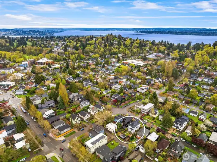 Located in the lauded Madison Valley community, steps away from top-rated dining, shopping, schools, and Lake Washington Arboretum.