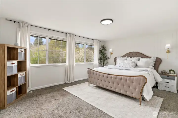 Primary suite on the main level