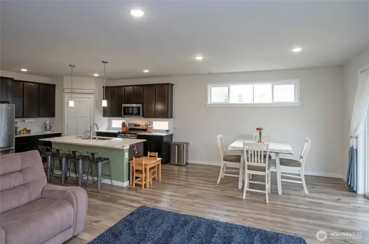 Great room with lots of light