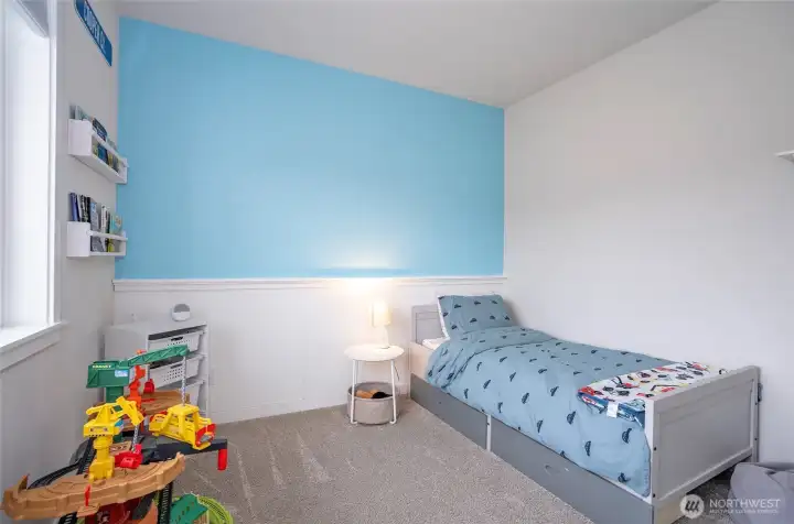 Bedroom 2 with so much natural light