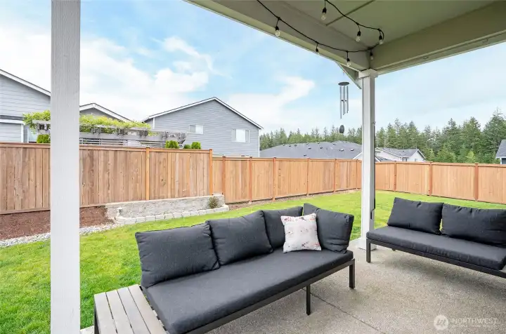 Covered patio