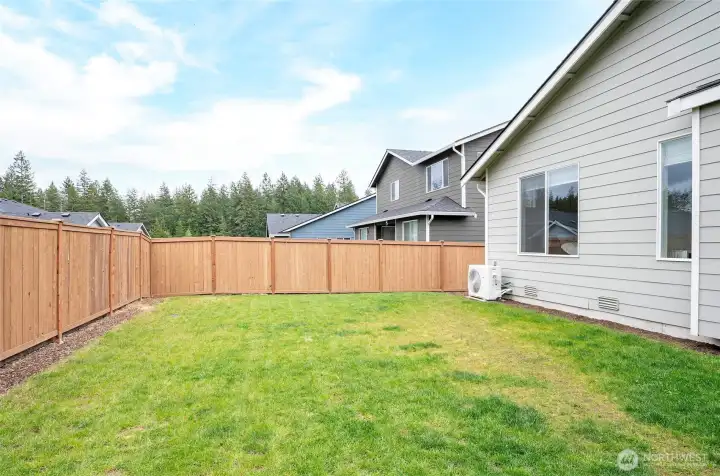 Big grass yard