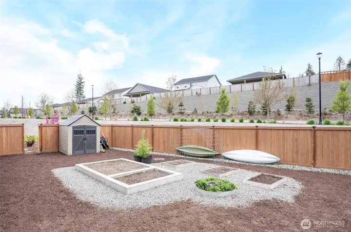 Large garden area
