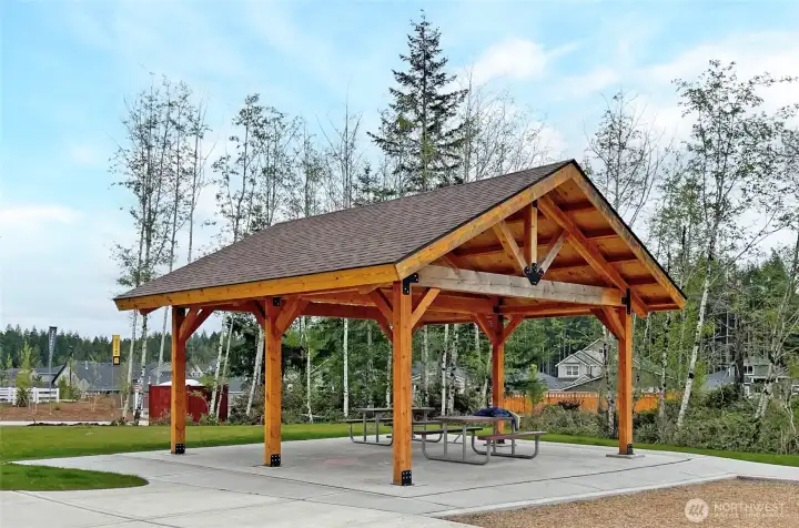 Covered picnic area