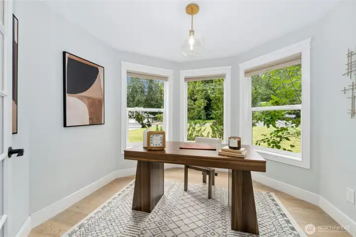 Sun room that is flexible as office, reading room or children's playroom