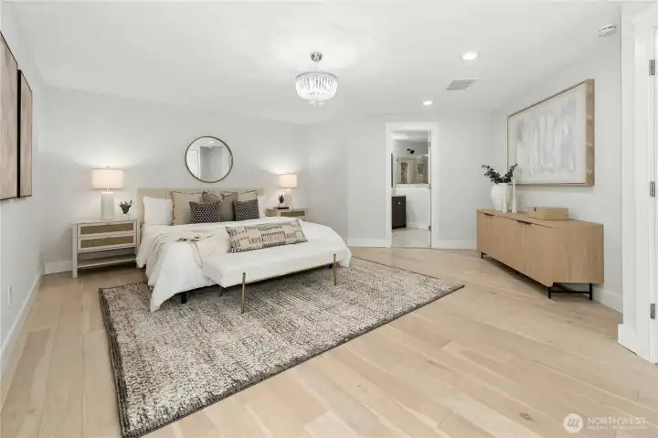 Large primary bedroom