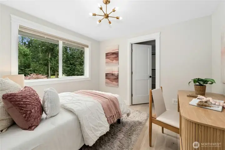 Bedroom #3 with walk-in closet