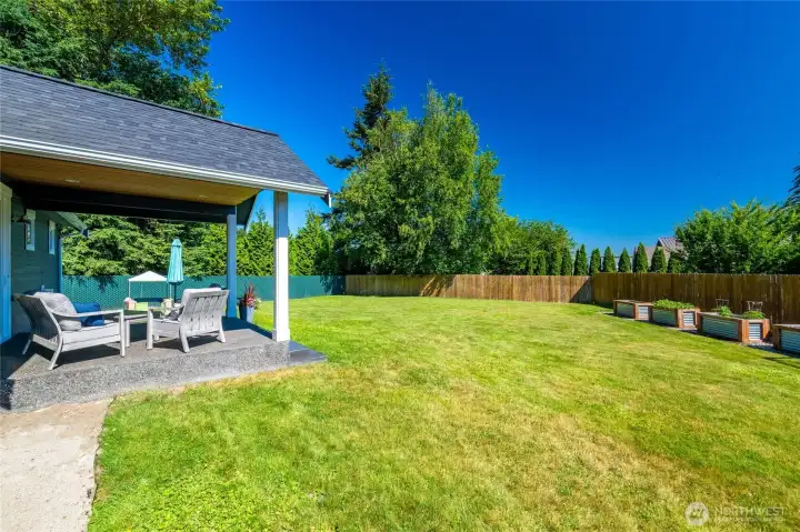With a .34 acre lot, you get large fenced yard, raised garden beds, irrigation system is in. Ready for your enjoyment. With a .34 acre lot, you get large fenced yard, raised garden beds, irrigation system is in. Ready for your enjoyment.