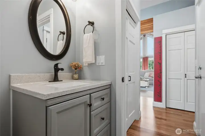 half bath on main level