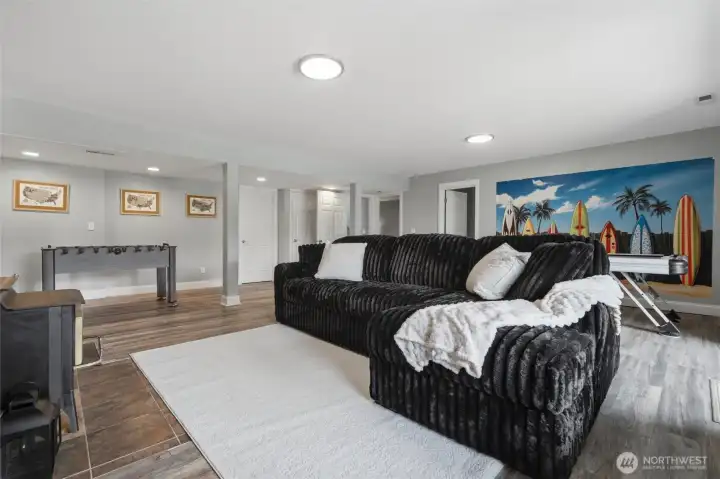 Large Rec room in lower level