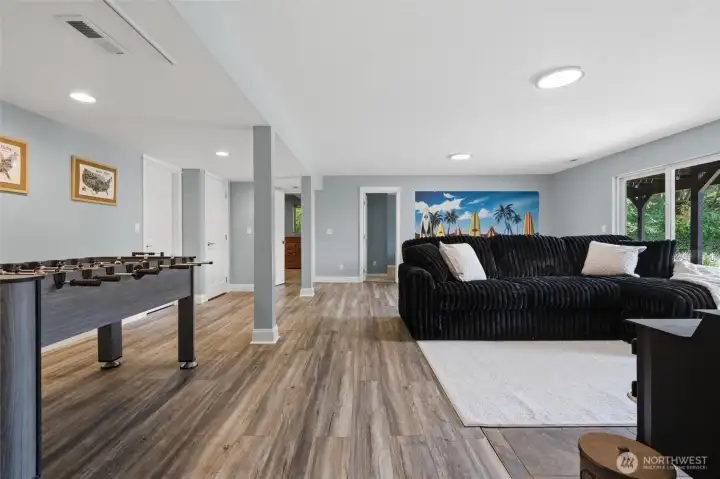 Large Rec room in lower level