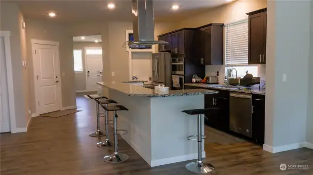 Kitchen and dining area