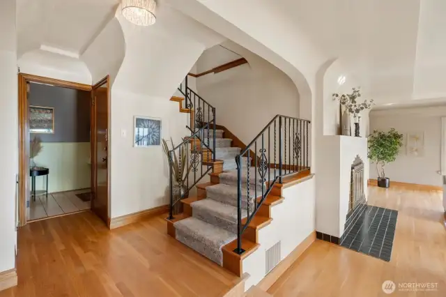 2nd floor - Stair way & 1/2 bath