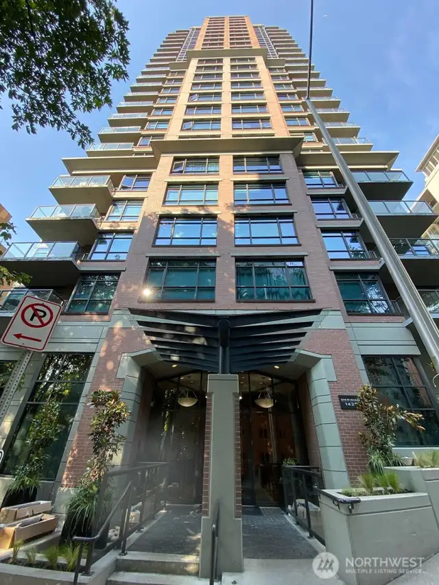 The Meridian, 27 stories of luxury positioned with easy access to First Hill, Capitol Hill & Downtown.