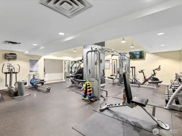 24 hour fitness center at your fingertips! Work out with the finest newest equipment.