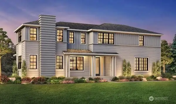 The Elm Transitional by Toll Brothers. Artist rendering