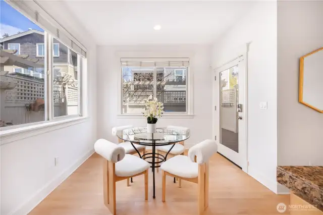 Sitting Area for Nook to Outside