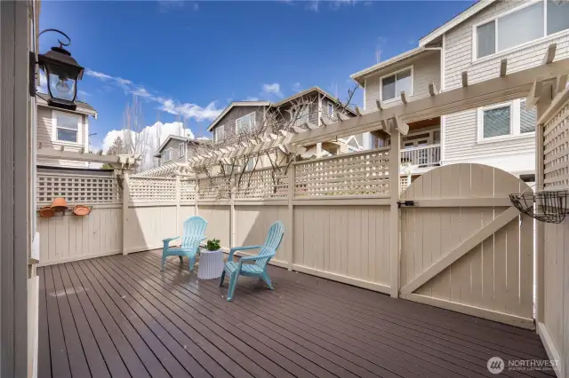 Outdoor Deck Area