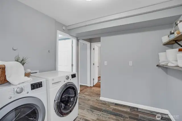 Beautiful easy care flooring.