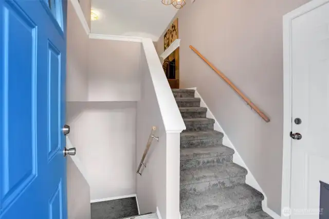 As you enter this split-level home you are greeted by an upper level living room, kitchen, primary bedroom and bath, while the lower level offers you a cozy family room, two more bedrooms and bath.