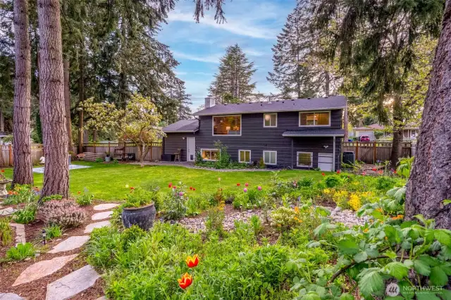 Eye pleasing colorful gardens.