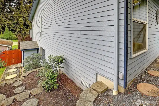 Steps and Paths on Each Side of Home~