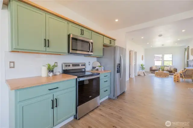 Note the new appliances