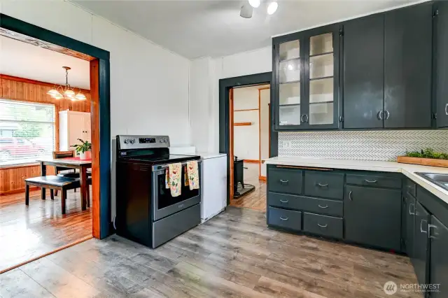Good sized kitchen with appliances that convey.