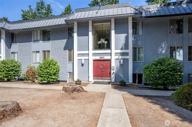 Direct exterior access to the building.