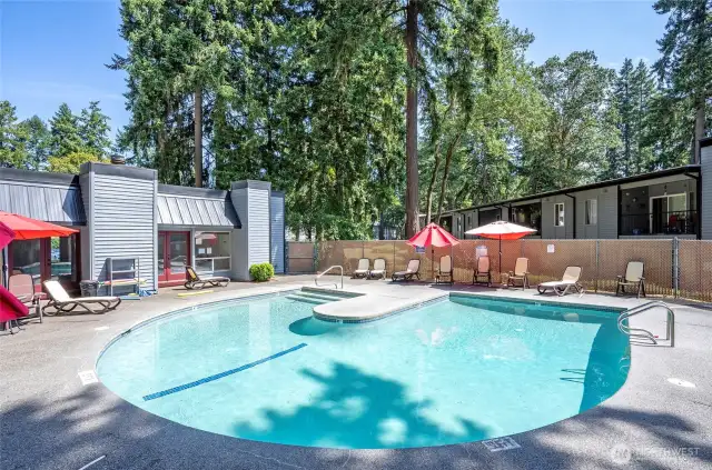 Beautiful, tranquil pool—perfect for unwinding and enjoying a peaceful day.